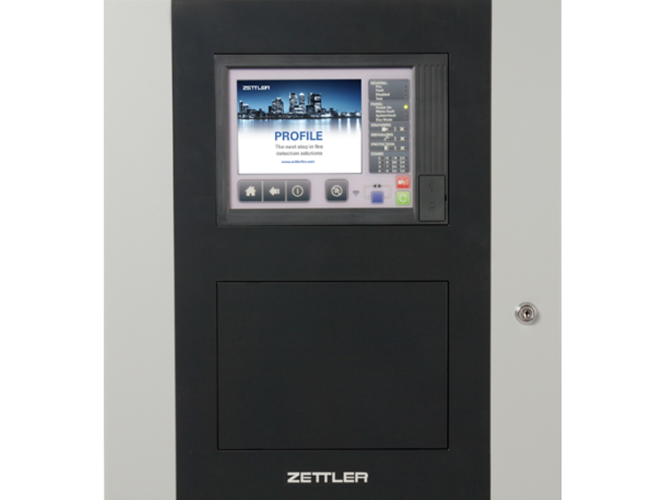 A ZETTLER Adressable fire control panel